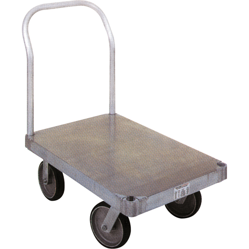 Aluminum Platform Truck, 30" W x 60" L, 2000 lbs. Cap., Rubber Wheels Sidevic Inc.