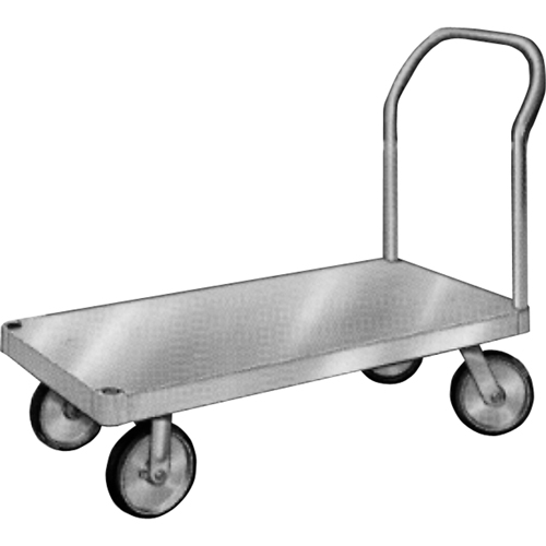 Diable en aluminium, 24" la x 36" lo, 2000 lb cap, Roues Caoutchouc Sidevic Inc.