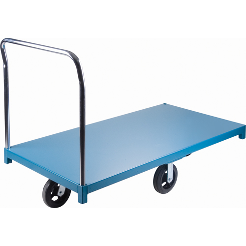 Heavy-Duty Platform Truck, 60" L x 30" W, 2000 lbs. Capacity, Rubber Casters Sidevic Inc.