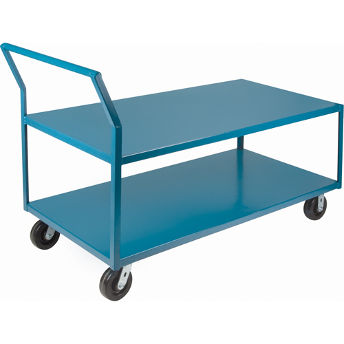 Chariots surbaiss&eacute;s robustes, 2 niveaux, 30" la x 72" p x 41" h, 2400 lb Cap Sidevic Inc.