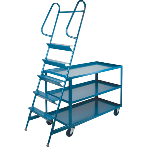 Chariots &agrave; cueillette, Acier, 24" la x 52" p, 3 tablettes, Capacit&eacute; 1200 lb Sidevic Inc.