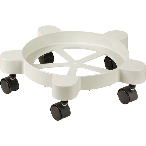 Lil'Dolly Pail Dollies, Plastic, 75 lbs. Capacity, 11" Diameter, Plastic Casters Sidevic Inc.
