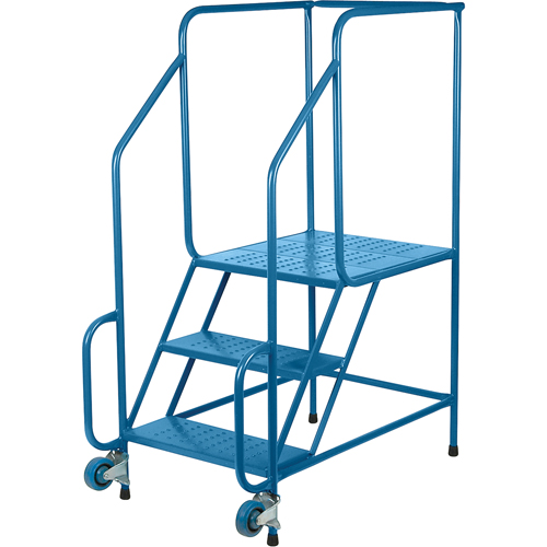 &eacute;chelles Tilt-N-Roll, Acier, 3 marches, Largeur 22", 24" p x 27" h marche pali&egrave;re Sidevic Inc.