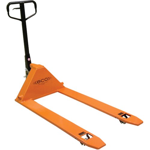ECO "MO" Super Low Profile Pallet Truck, 44.1" L x 27" W, 2200 lbs. Cap. Sidevic Inc.