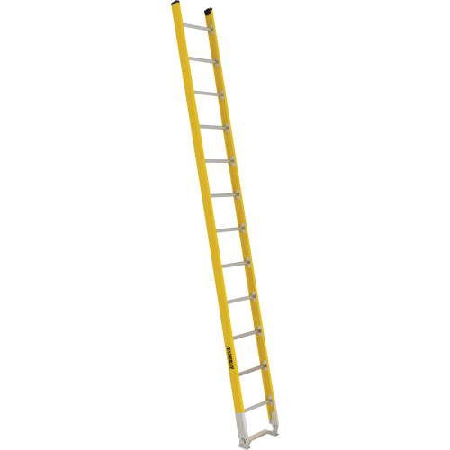 Single Section Straight Ladder - 6100 Series, 12', Fibreglass, 375 lbs., CSA Grade 1AA Sidevic Inc.
