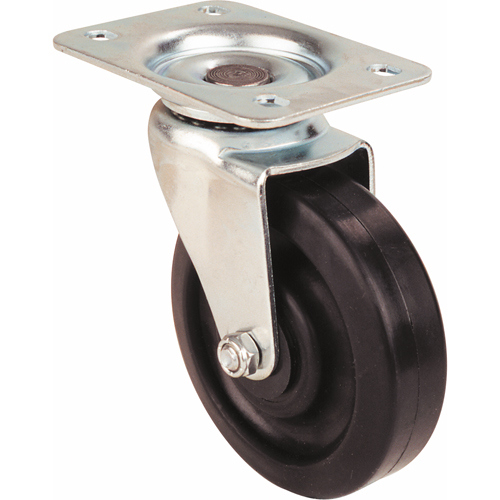 Light-Duty Caster, Swivel, 3" (76 mm), Polyolefin, 250 lbs. (113 kg.) Sidevic Inc.