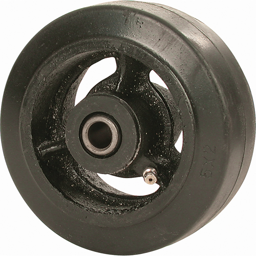 Roue en caoutchouc moul&eacute;, 8" (203 mm) dia. x 3" (76 mm) la, Capacit&eacute; de 900 lb (408 kg) Sidevic Inc.