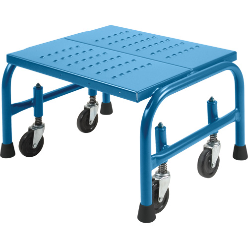 Marche-pied roulant 20 x 16 x 12, 1 marches, Largeur de la marche 18", Hauteur de la plateforme 12", Acier Sidevic Inc.