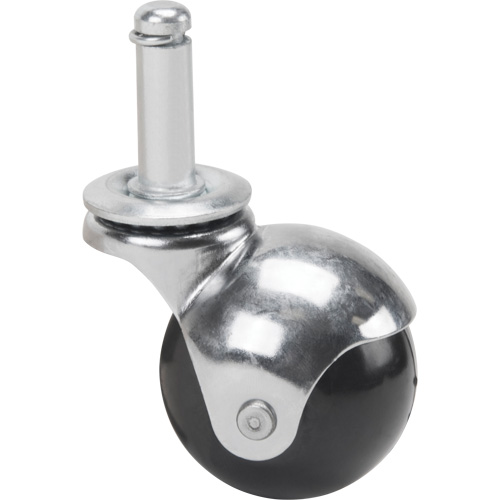 Zinc Plated Caster, Swivel with Brake, 2" (50.8mm) Dia., 200 lbs. (91 kg.) Capacity Sidevic Inc.