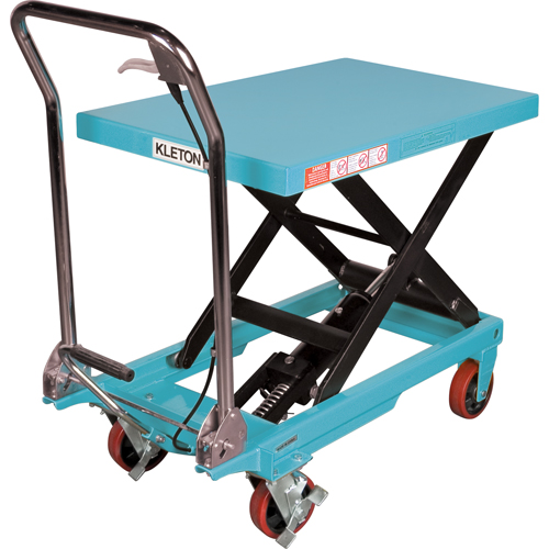 Heavy-Duty Hydraulic Scissor Lift Table, 32" L x 19-3/4" W, Steel, 660 lbs. Capacity Sidevic Inc.