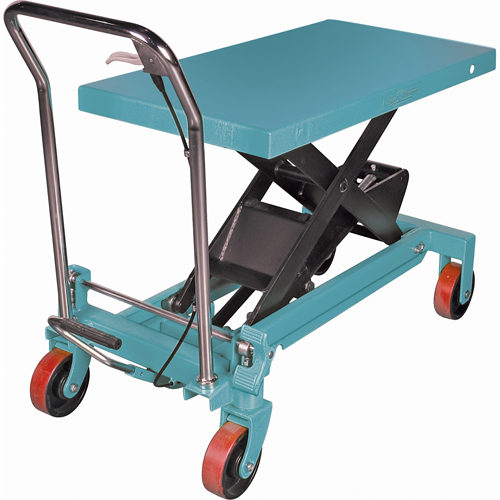 Heavy-Duty Hydraulic Scissor Lift Table, 39-3/8" L x 20-1/8" W, Steel, 1650 lbs. Capacity Sidevic Inc.