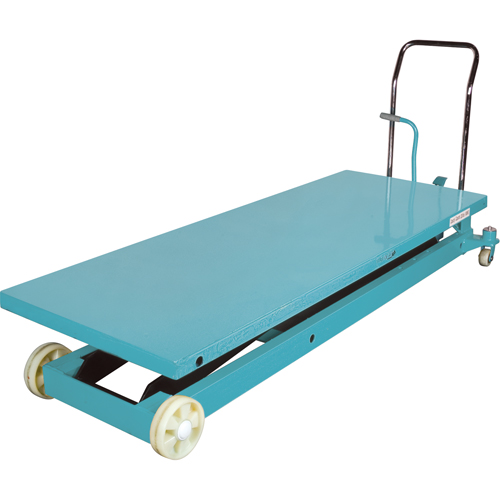 Heavy-Duty Hydraulic Scissor Lift Table, 80-1/8" L x 29-1/2" W, Steel, 2200 lbs. Capacity Sidevic Inc.