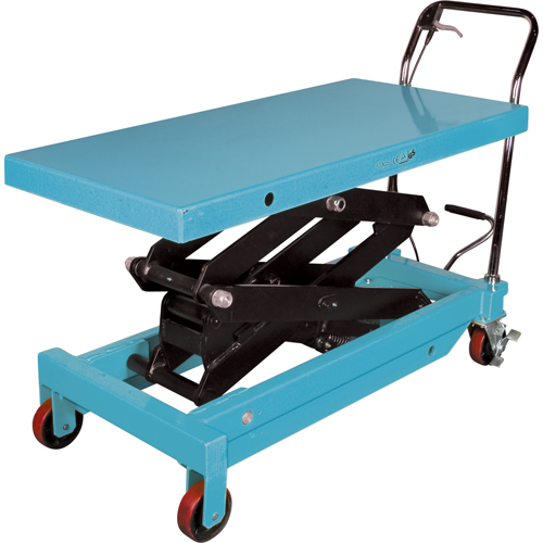 Table &eacute;l&eacute;vatrice robuste &agrave; ciseaux hydraulique, 48" lo x 24" la, Acier, Capacit&eacute; 1545 lb Sidevic Inc.