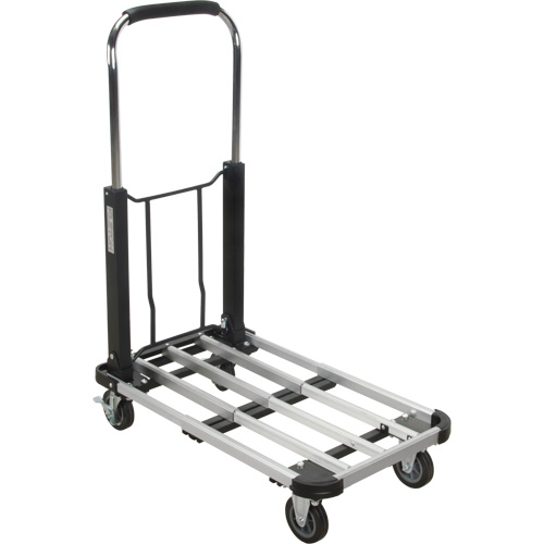 Chariots &agrave; plateforme pliants, Aluminium, 300 lb, 28" lo x 16" la, Hauteur 32" Sidevic Inc.