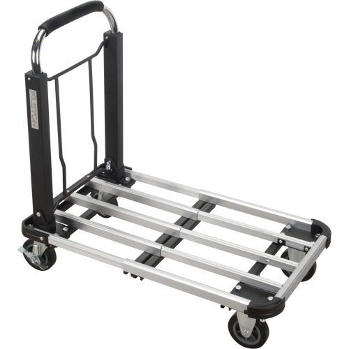 Chariots &agrave; plateforme pliants, Aluminium, 300 lb, 28" lo x 16" la, Hauteur 32" Sidevic Inc.