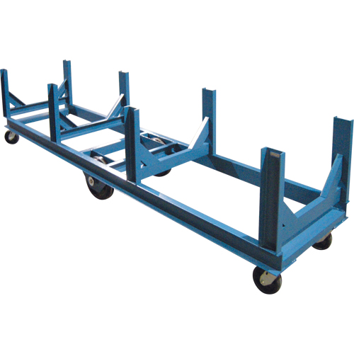Chariot &agrave; berceaux, 120" lo x 28" la x 29" h, Capacit&eacute; de 5000 lb, Roue Ph&eacute;nolique Sidevic Inc.
