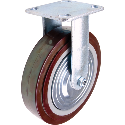 Roulette, Fixe, 8" (203,2 mm), Polyur&eacute;thane, 1000 lb (453,6 kg) Sidevic Inc.