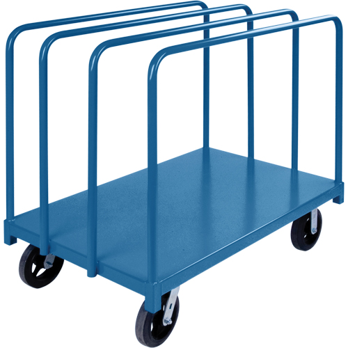 Single Level Rails Heavy-Duty Panel Mover Truck, 48" x 30" x 45", 2000 lbs. Capacity Sidevic Inc.