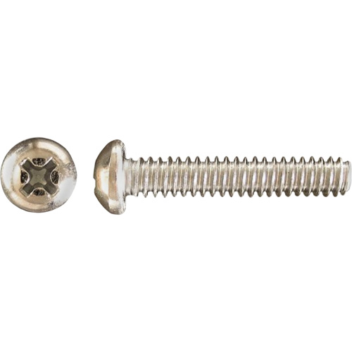 Pan Phillips HD Machine Screws, #6 x 1" L, Zinc Plated Sidevic Inc.