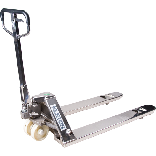 Transpalettes manuels, Acier inoxydable, 48" lo x 27" la, Capacit&eacute; 5500 lb Sidevic Inc.