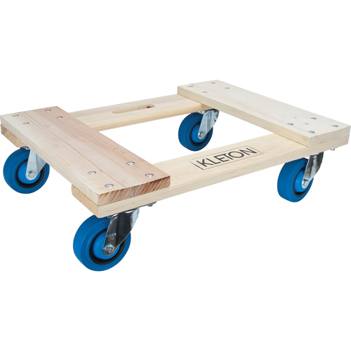 Socle roulant en bois dur, Roues en Caoutchouc, Capacit&eacute; de 1400 lb, 18" la x 24" p x 7" h Sidevic Inc.