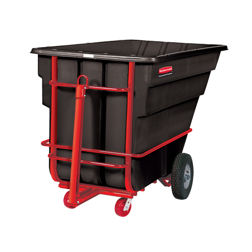 Chariot basculeur en acier, Poly&eacute;thyl&egrave;ne, 1-1/2 vg³, Capacit&eacute; de charge de 2100 lb Sidevic Inc.