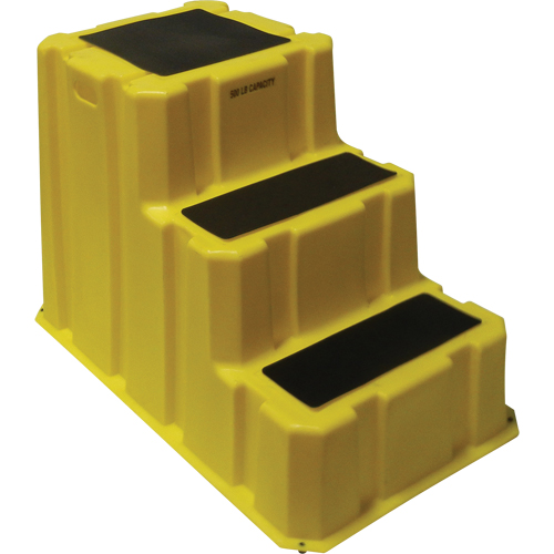 Escabeaux emboîtables industriels, 3 marches, 42" x 25-3/4" x Hauteur 29" Sidevic Inc.