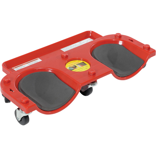 Rolling Knee Dolly, Plastic, Red, 350 lbs. Capacity Sidevic Inc.