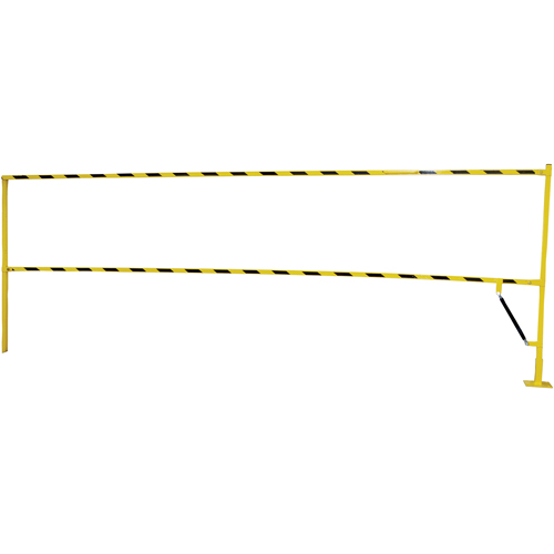 Safety Lift Gate, 10' L x 42-5/8" H, 159" Raised, Yellow Sidevic Inc.