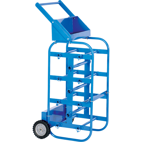 Portable Wire Reel Caddy, Steel, 11 Rod, 19-1/2" W x 43-1/4" H x 17-1/2" D, 150 lbs. Capacity Sidevic Inc.