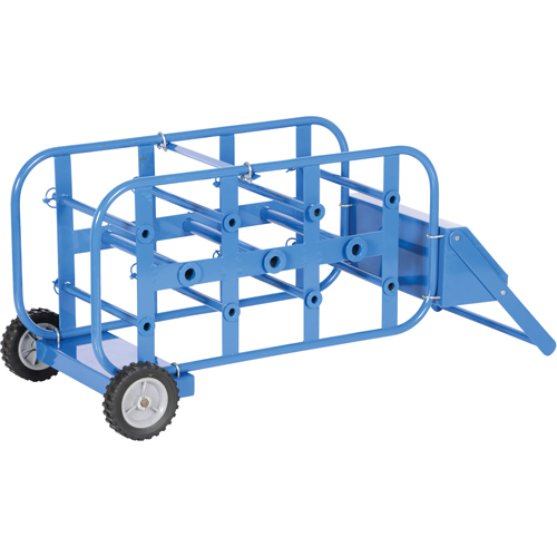 Portable Wire Reel Caddy, Steel, 11 Rod, 19-1/2" W x 43-1/4" H x 17-1/2" D, 150 lbs. Capacity Sidevic Inc.