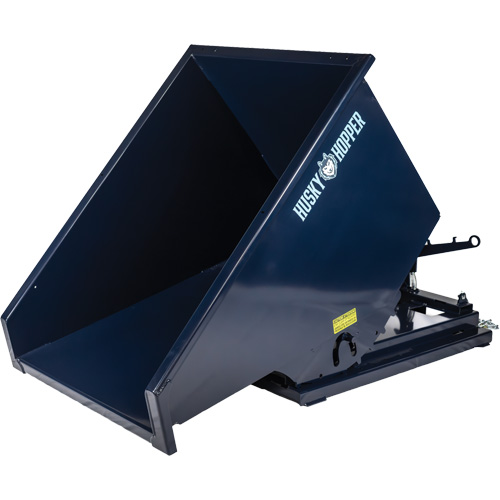 Self-Dumping Hopper, Steel, 1-1/2 cu.yd., Blue Sidevic Inc.