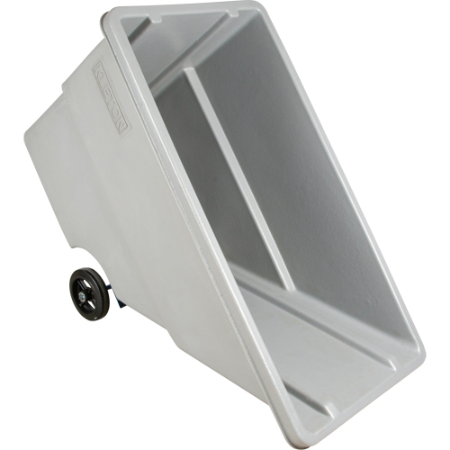Chariot basculeur en acier, Poly&eacute;thyl&egrave;ne, 0,625 vg³, Capacit&eacute; de charge de 500 lb Sidevic Inc.