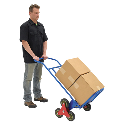 Stair Climbing Hand Truck, Steel Frame, 24" W x 45-3/4" H, 300 lbs. Capacity Sidevic Inc.