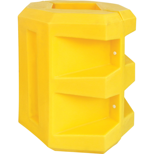 Protecteur de colonne courte, Ouverture int&eacute;rieure 6" x 6", 24" lo x 24" la x 24" h, Jaune Sidevic Inc.
