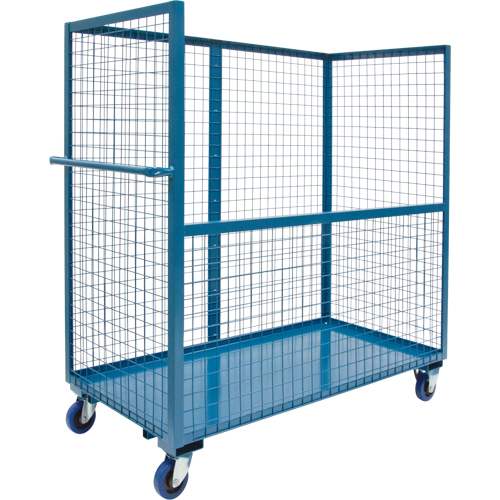 Chariot grillag&eacute; pour transport , Acier, 24" x 55" x 36", Capacit&eacute; 2400 lb Sidevic Inc.