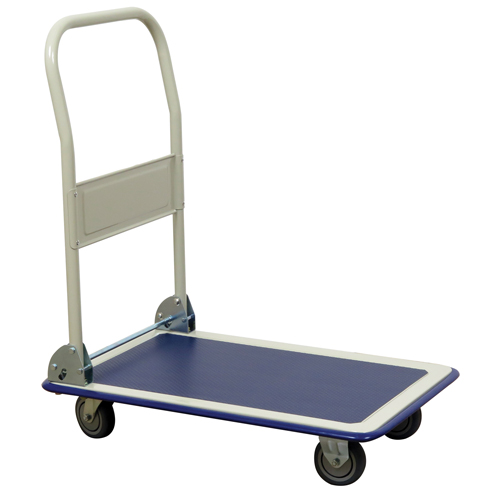 Chariot &agrave; plateforme avec poign&eacute;e pliante, Acier, 440 lb, 29" lo x 19" la, Hauteur 32-1/2" Sidevic Inc.