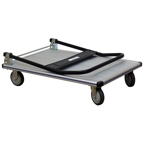 Chariot &agrave; plateforme avec poign&eacute;e pliante, Aluminium, 550 lb, 35-1/2" lo x 24" la, Hauteur 35-1/2" Sidevic Inc.