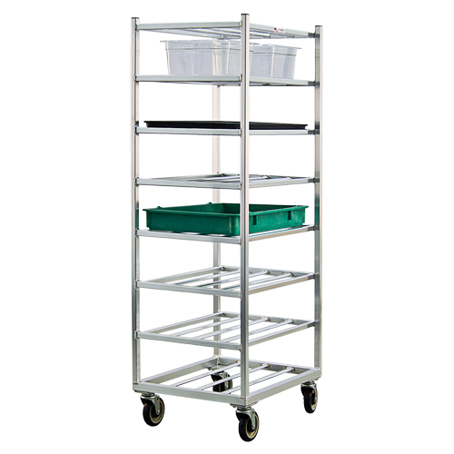 Shelf Cart, 8 Tiers, 20-7/8" W x 67" H x 27" D, 600 lbs. Capacity Sidevic Inc.