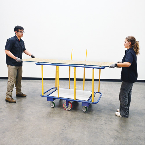 Chariot horizontal pour panneaux, 63-7/16" x 28-1/2" x 40-15/16", Capacit&eacute; 2000 lb Sidevic Inc.