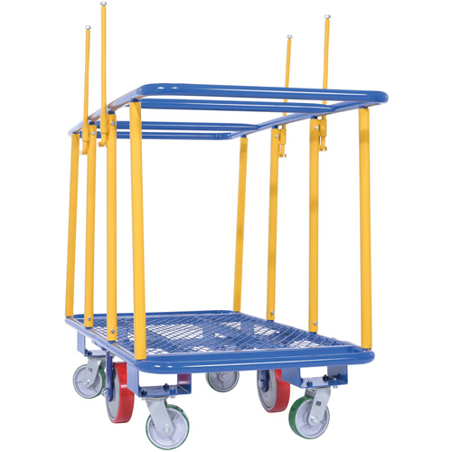 Chariot horizontal pour panneaux, 63-7/16" x 28-1/2" x 40-15/16", Capacit&eacute; 2000 lb Sidevic Inc.