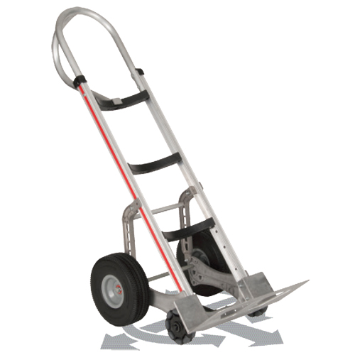 Diable autostabilisant, Prise En P, Aluminium, Hauteur de 55'', Capacit&eacute; 500 lb Sidevic Inc.