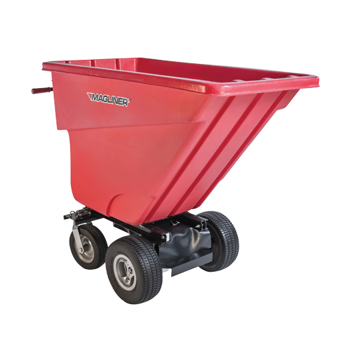 Chariot &agrave; bascule motoris&eacute;, Capacit&eacute; 13.5 cu.ft., 45" h x 27" la x 68" p Sidevic Inc.