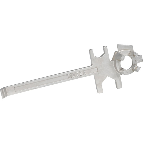 Cl&eacute; pour baril, Ouverture de 3/4"/2", Poign&eacute;e 9-1/2", Acier inoxydable Sidevic Inc.