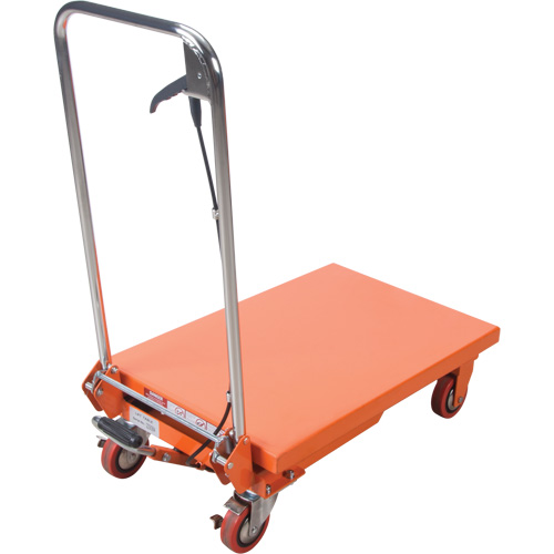 Hydraulic Scissor Lift Table, 27-1/2" L x 17-3/4" W, Steel, 330 lbs. Capacity Sidevic Inc.