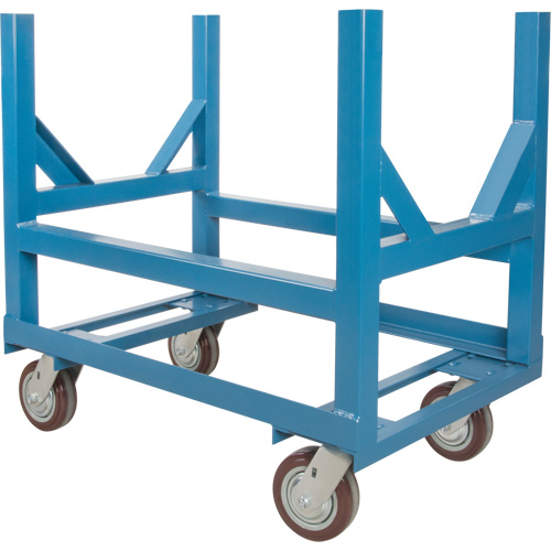 Chariot &agrave; berceaux pour tuyaux et barres, 24" lo x 24" la x 34" h, Capacit&eacute; de 2500 lb, Roue Polyur&eacute;thane Sidevic Inc.