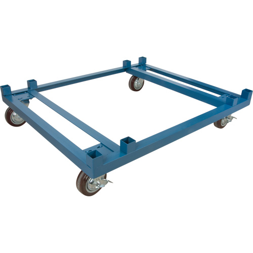 Dolly for Open Mesh Container, 40.5" W x 34-1/2" D x 10" H, 3000 lbs. Capacity Sidevic Inc.