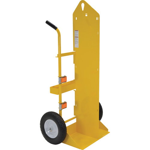 Chariot pour chalumeau et bouteille &agrave; gaz, Roues Rempli de mousse, Base de 23-13/16" la x 22-13/16" lo, 500 lb Sidevic Inc.