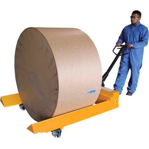 Transpalette pour mat&eacute;riaux en rouleaux, Acier, 48" lo x 7,5" la, Capacit&eacute; 4000 lb Sidevic Inc.