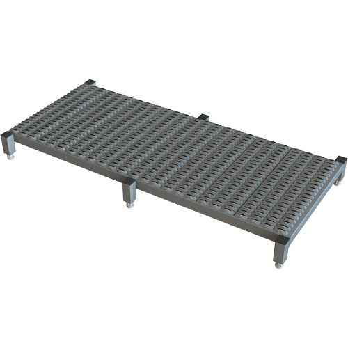 Plateforme de travail en une &eacute;tape &agrave; hauteur r&eacute;glable, 24" la x 59" pr, Capacit&eacute; de 800 lb, Enti&egrave;rement soud&eacute; Sidevic Inc.